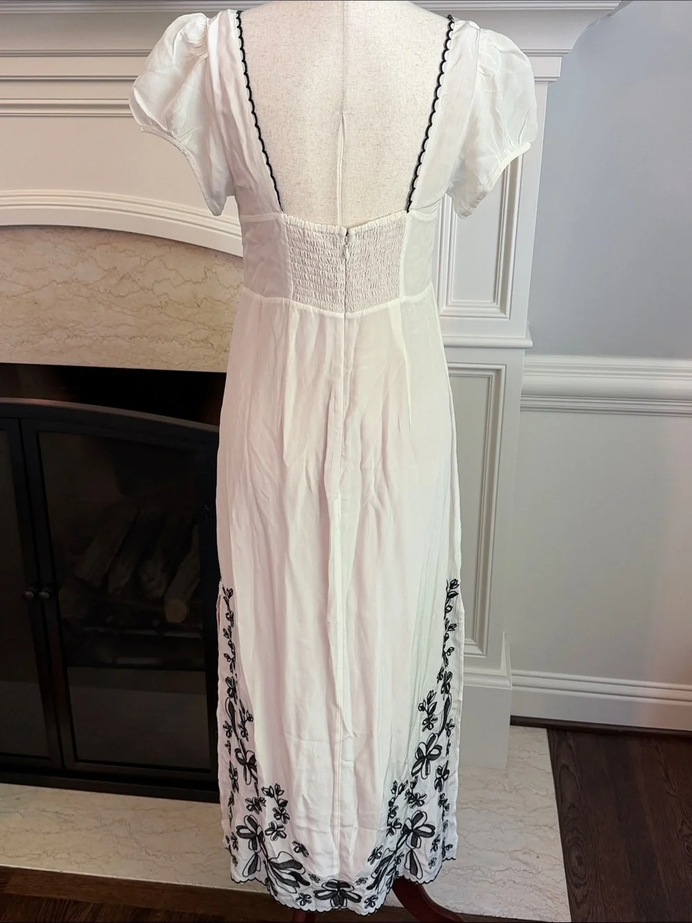 J. Crew Embroidered Empire Waist Modi Slip Dress NEW NWT